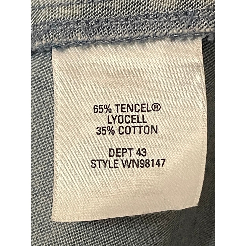 Y2K 2005 Nordstrom Tencel-cotton Utility Barn Jacket Women XL Lagenlook Scandi - Picture 5 of 8